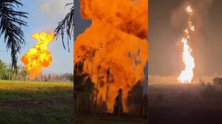 Semburan gas Aceh Utara