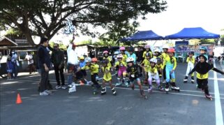 lomba sepatu roda Palu